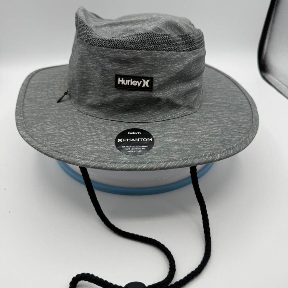 Hurley Men's Grey and Silver Hat